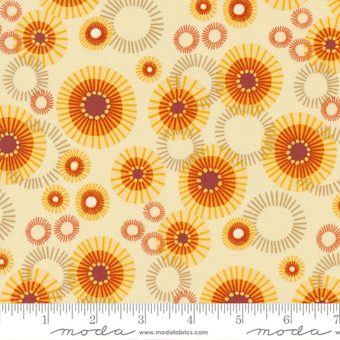 Moda Fabric Moda Fabric Forest Frolic Indian Blanket Dots Cream 48743 12  - The Sewing Studio