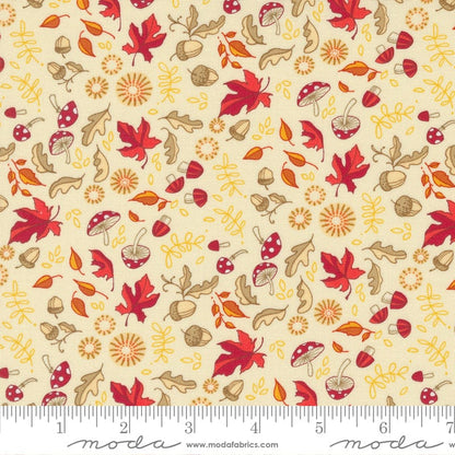 Moda Fabric Moda Fabric Forest Frolic Little Fall Fling Cream 48744 12  - The Sewing Studio