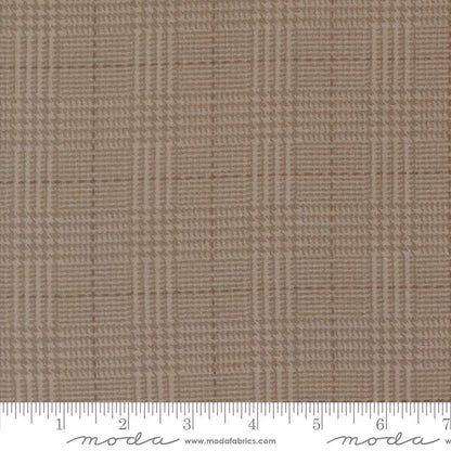 Moda Fabric Moda Farmhouse Flannels III Box Check Cocoa 49277-13F  - The Sewing Studio