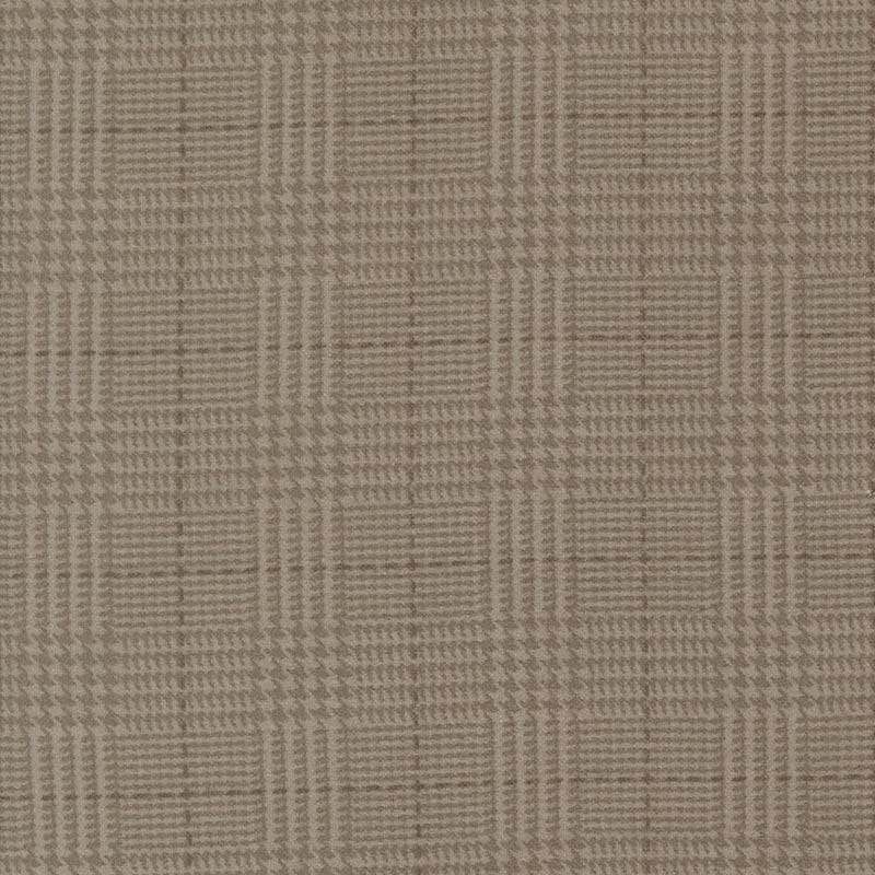 Moda Fabric Moda Farmhouse Flannels III Box Check Cocoa 49277-13F  - The Sewing Studio