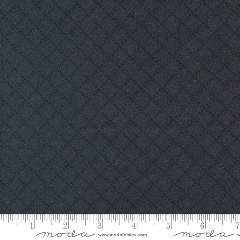 Moda Fabric Moda Farmhouse Flannels III Diamond Grid Black 49271-16F  - The Sewing Studio