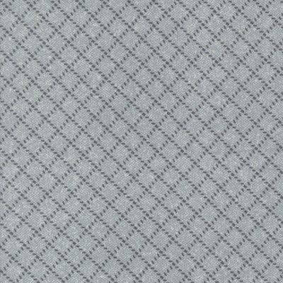 Moda Farmhouse Flannels III Diamond Grid Pewter 49271-14F