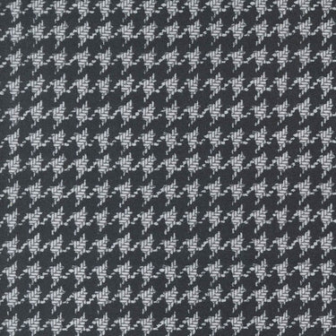 Moda Fabric Moda Farmhouse Flannels III Houndstooth Black 49270-16F  - The Sewing Studio for sale UK - The Sewing Studio