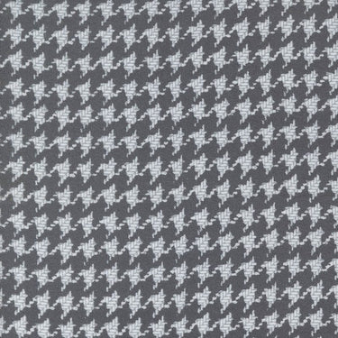 Moda Fabric Moda Farmhouse Flannels III Houndstooth Graphite 49270-15F  - The Sewing Studio for sale UK - The Sewing Studio