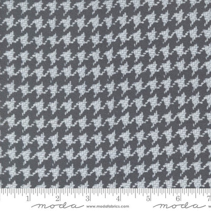 Moda Fabric Moda Farmhouse Flannels III Houndstooth Graphite 49270-15F  - The Sewing Studio