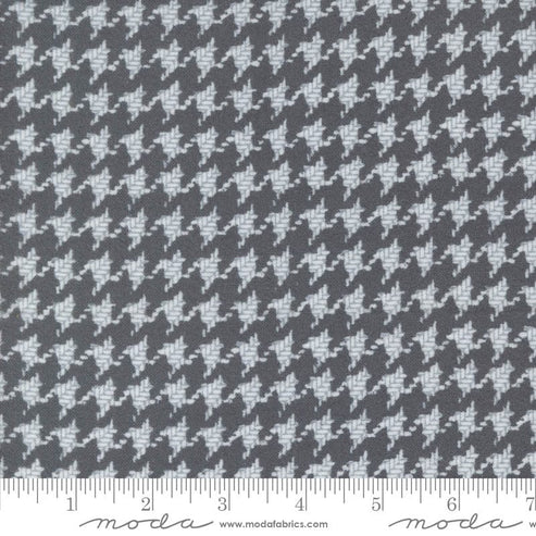 Moda Fabric Moda Farmhouse Flannels III Houndstooth Graphite 49270-15F  - The Sewing Studio