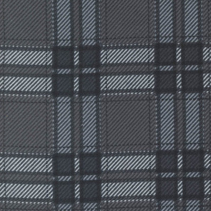 Moda Fabric Moda Farmhouse Flannels III Moose Plaid Graphite 49278-15F  - The Sewing Studio