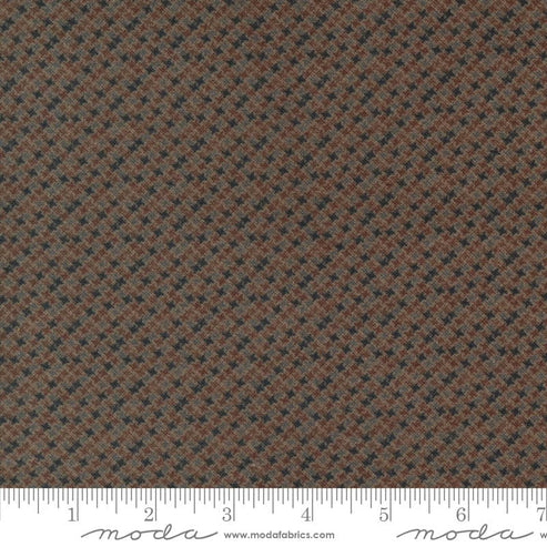 Moda Fabric Moda Farmhouse Flannels III Seedy Cocoa 49274-13F  - The Sewing Studio