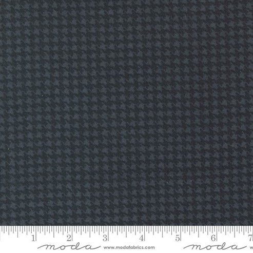 Moda Fabric Moda Farmhouse Flannels III Small Check Black 49276-16F  - The Sewing Studio