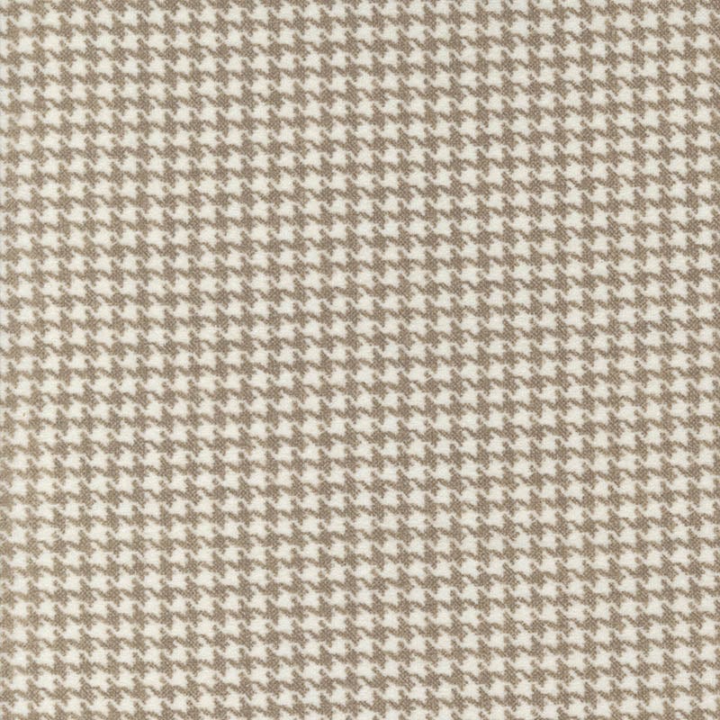 Moda Fabric Moda Farmhouse Flannels III Small Check Cocoa 49276-13F  - The Sewing Studio