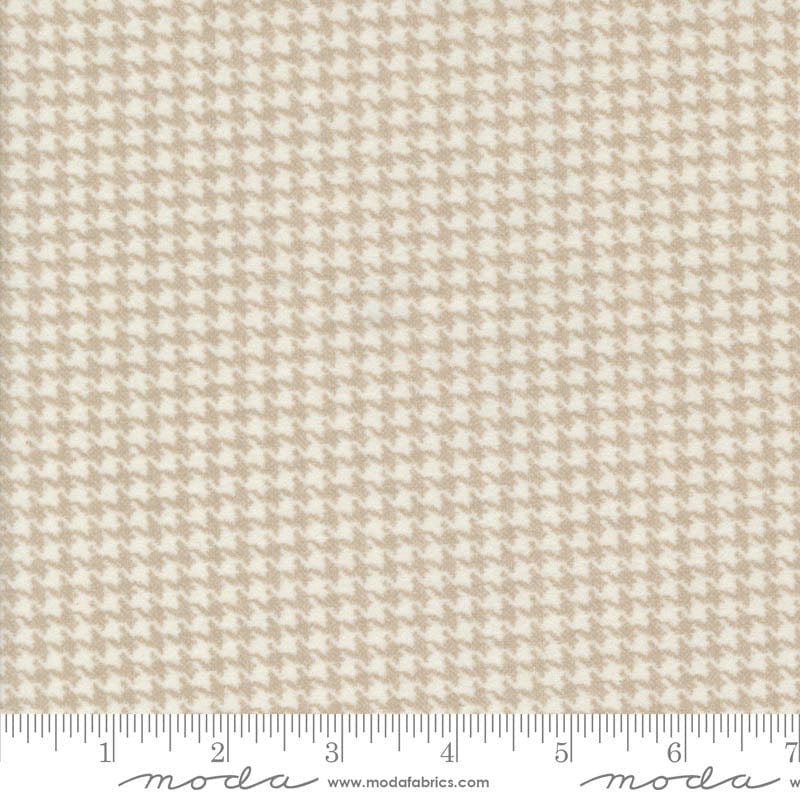 Moda Fabric Moda Farmhouse Flannels III Small Check Cream 49276-11F  - The Sewing Studio