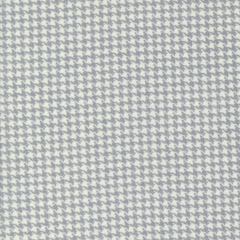 Moda Fabric Moda Farmhouse Flannels III Small Check Pewter 49276-14F  - The Sewing Studio