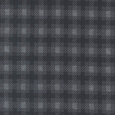 Moda Fabric Moda Farmhouse Flannels III Square Plaid Black 49273-16F  - The Sewing Studio for sale UK - The Sewing Studio