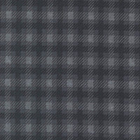 Moda Fabric Moda Farmhouse Flannels III Square Plaid Black 49273-16F  - The Sewing Studio