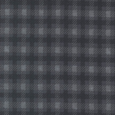 Moda Farmhouse Flannels III Square Plaid Black 49273-16F