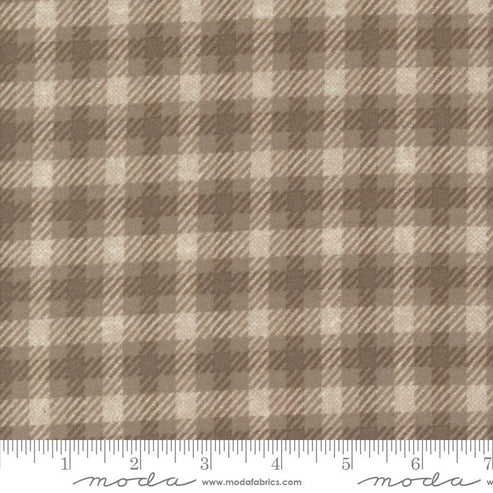 Moda Fabric Moda Farmhouse Flannels III Square Plaid Cocoa 49273-13F  - The Sewing Studio