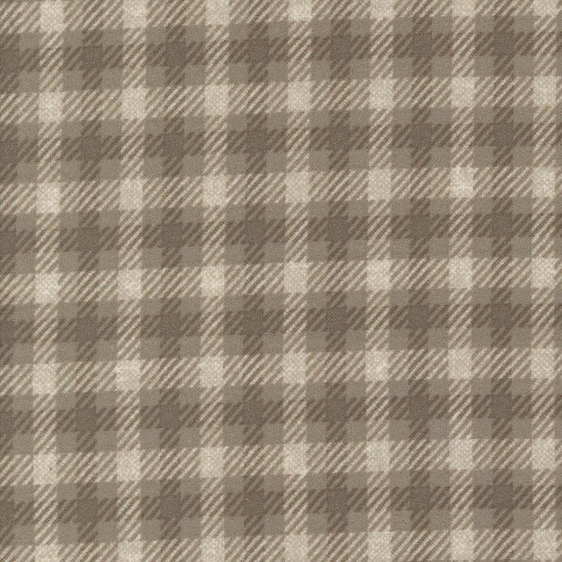 Moda Fabric Moda Farmhouse Flannels III Square Plaid Cocoa 49273-13F  - The Sewing Studio