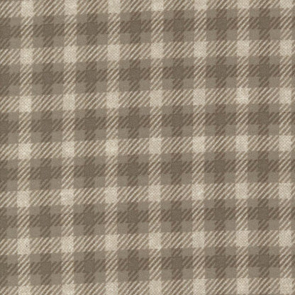 Moda Fabric Moda Farmhouse Flannels III Square Plaid Cocoa 49273-13F  - The Sewing Studio