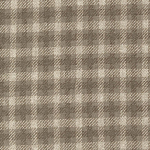 Moda Fabric Moda Farmhouse Flannels III Square Plaid Cocoa 49273-13F  - The Sewing Studio