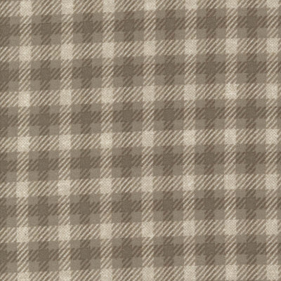 Moda Farmhouse Flannels III Square Plaid Cocoa 49273-13F