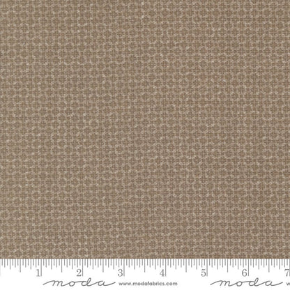 Moda Fabric Moda Farmhouse Flannels III Tic Tac Cocoa 49272-13F  - The Sewing Studio