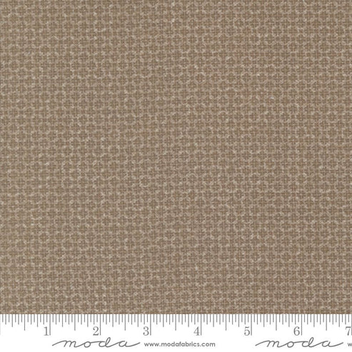 Moda Fabric Moda Farmhouse Flannels III Tic Tac Cocoa 49272-13F  - The Sewing Studio