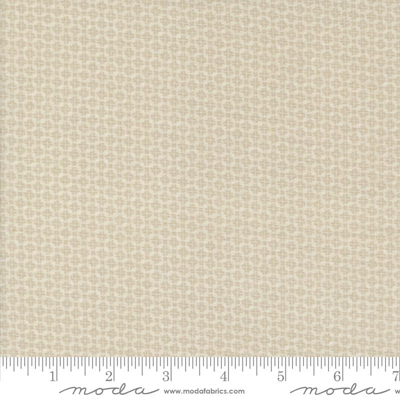 Moda Fabric Moda Farmhouse Flannels III Tic Tac Cream 49272-11F  - The Sewing Studio