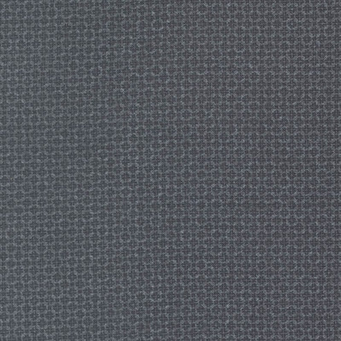 Moda Fabric Moda Farmhouse Flannels III Tic Tac Graphite 49272-15F  - The Sewing Studio