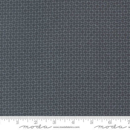 Moda Fabric Moda Farmhouse Flannels III Tic Tac Graphite 49272-15F  - The Sewing Studio