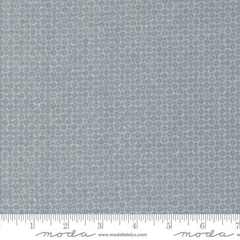 Moda Fabric Moda Farmhouse Flannels III Tic Tac Pewter 49272-14F  - The Sewing Studio