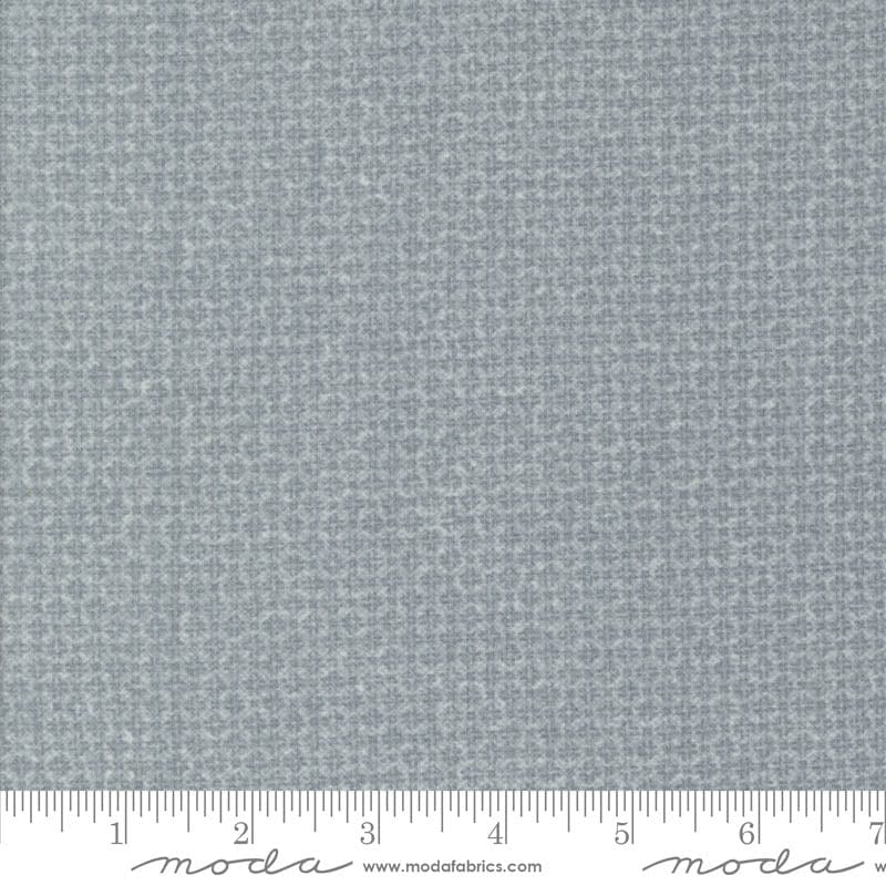 Moda Fabric Moda Farmhouse Flannels III Tic Tac Pewter 49272-14F  - The Sewing Studio