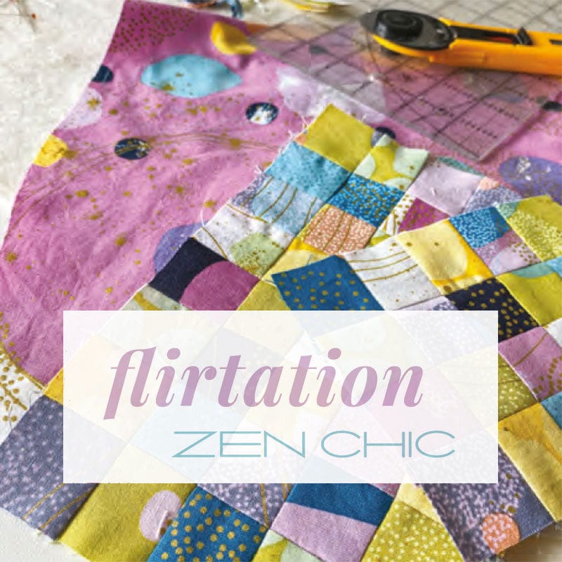 Moda Fabric Moda Flirtation Elated Horizon 1832-14M  - The Sewing Studio