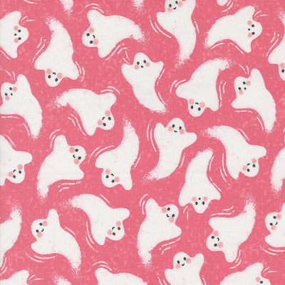 Moda Hey Boo Friendly Ghost Pink 5211-14