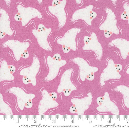 Moda Fabric Moda Hey Boo Friendly Ghost Purple Haze 5211-15  - The Sewing Studio