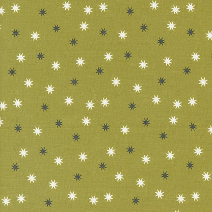 Moda Fabric Moda Hey Boo Magic Stars Green 5215-17  - The Sewing Studio