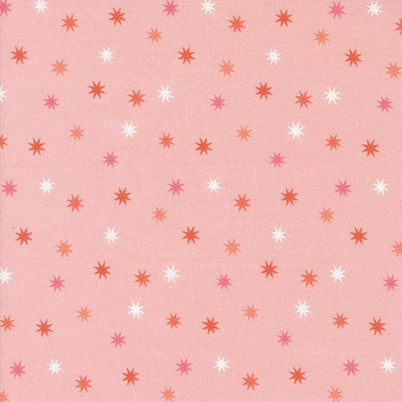 Moda Fabric Moda Hey Boo Magic Stars Pink 5215-13  - The Sewing Studio