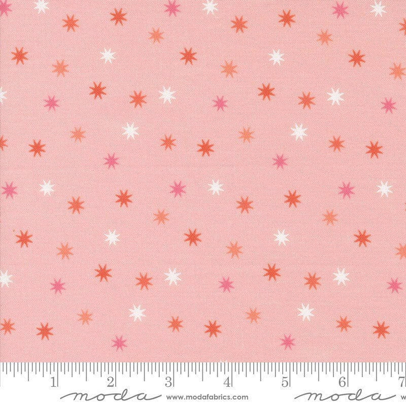 Moda Fabric Moda Hey Boo Magic Stars Pink 5215-13  - The Sewing Studio