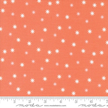 Moda Fabric Moda Hey Boo Magic Stars Soft Pumpkin 5215-12  - The Sewing Studio