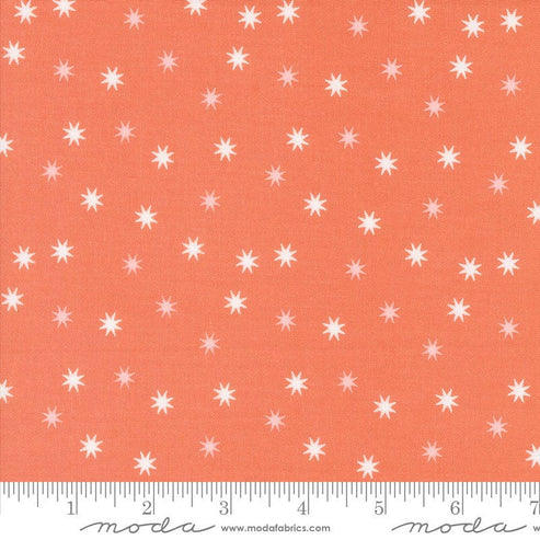 Moda Fabric Moda Hey Boo Magic Stars Soft Pumpkin 5215-12  - The Sewing Studio