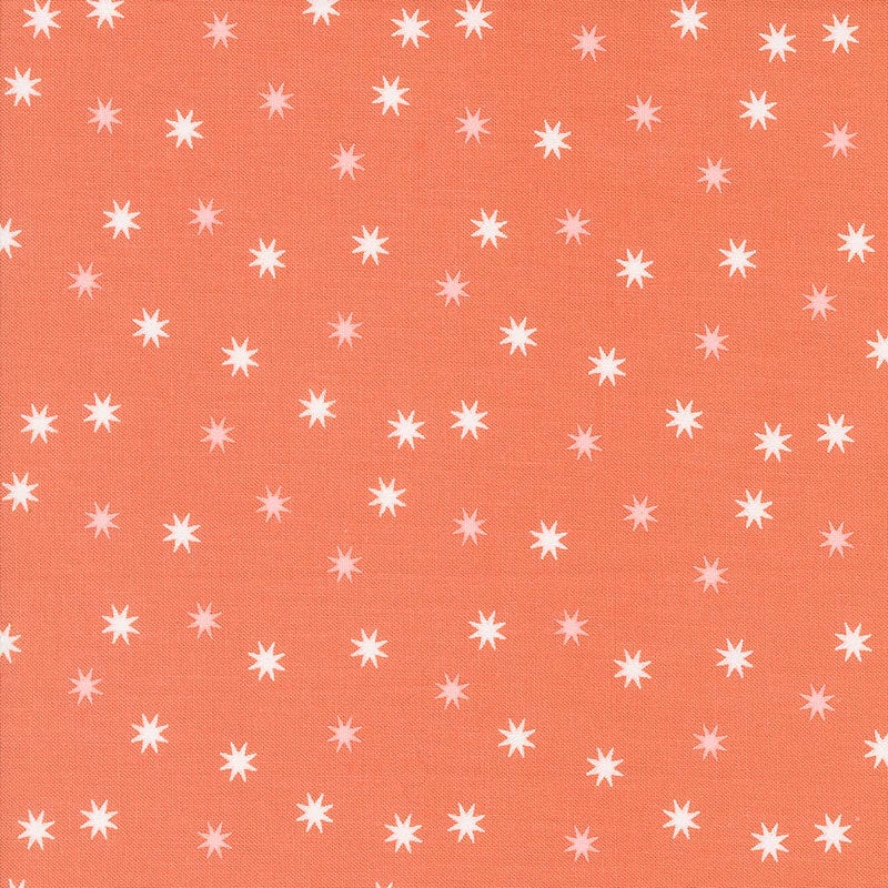 Moda Fabric Moda Hey Boo Magic Stars Soft Pumpkin 5215-12  - The Sewing Studio