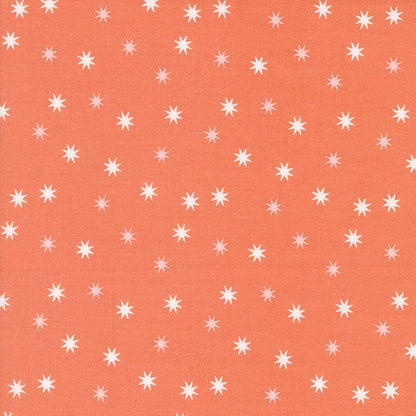 Moda Fabric Moda Hey Boo Magic Stars Soft Pumpkin 5215-12  - The Sewing Studio