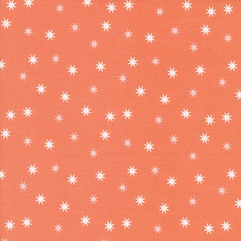 Moda Fabric Moda Hey Boo Magic Stars Soft Pumpkin 5215-12  - The Sewing Studio