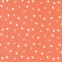 Moda Fabric Moda Hey Boo Magic Stars Soft Pumpkin 5215-12  - The Sewing Studio