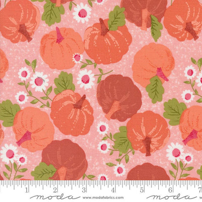 Moda Fabric Moda Hey Boo Pumpkin Patch Pink 5210-13  - The Sewing Studio