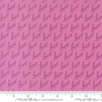 Moda Fabric Moda Hey Boo Text Purple Haze 5212-15  - The Sewing Studio