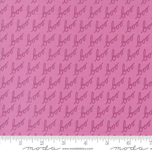 Moda Fabric Moda Hey Boo Text Purple Haze 5212-15  - The Sewing Studio