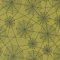 Moda Fabric Moda Hey Boo Webs Green 5213-17  - The Sewing Studio