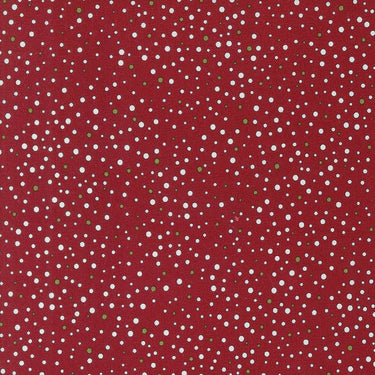 Moda Fabric Moda On Dasher Snowballs Red 55665-12