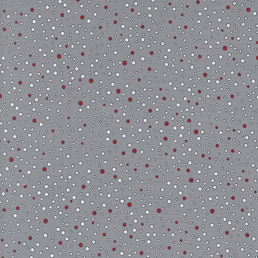 Moda Fabric Moda On Dasher Snowballs Stormy 55665-15