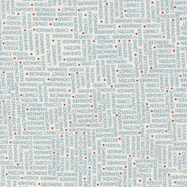 Moda Fabric Moda On Dasher The Herd Frost 55663-24